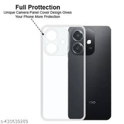 Dust proof cover for Oppo A3x Transparent with Camera protection soft jelly material bottom cap (No Edges)