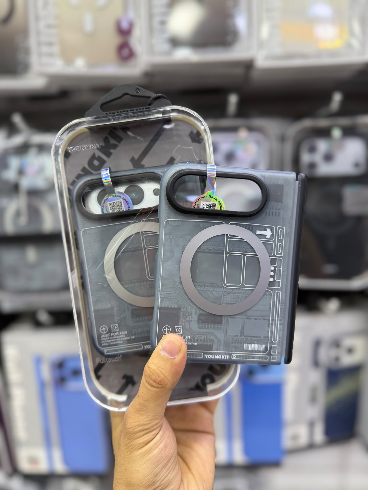 iPhone 18 Duo Youngkit Magnetic Attraction Technology Series Case - Gray