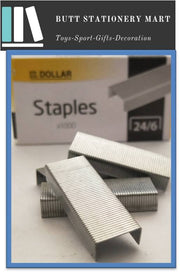 Pack of 5 Box Dollar Stapler Pins Size 24/6 Pack of 5 Box