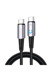 LITO LD10CC 60W USB-C to USB-C Metal Cable with LED - main view