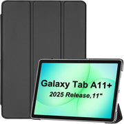 Pen Holder Smart Case for Galaxy Tab A11 Plus 2025 / A9+ 11 Inch, Slim Stand Hard Back Shell Protective Cover Folio Case for Galaxy Tab A11 Plus SM-X230 / X235 / X236 / X238
