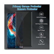 UV Glue Privacy Glass Screen Protector for Samsung S21Ultra S22 Ultra S23 Ultra UV Glue PEEP ANTI-SPY 3D EDGE (Only Protector and Glue)