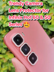 Camera protector Diamond Camera Lens Protector for Infinix hot 60 Pro Hot 60 Pro Plus Silver Black Gold