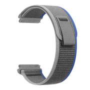 22mm Trail Loop Nylon Watch Strap - Gray/Orange