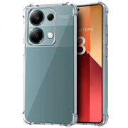 Bumper Back cover Redmi Note 13 Pro 5G Transparent with Camera protection soft jelly material Shock Proof