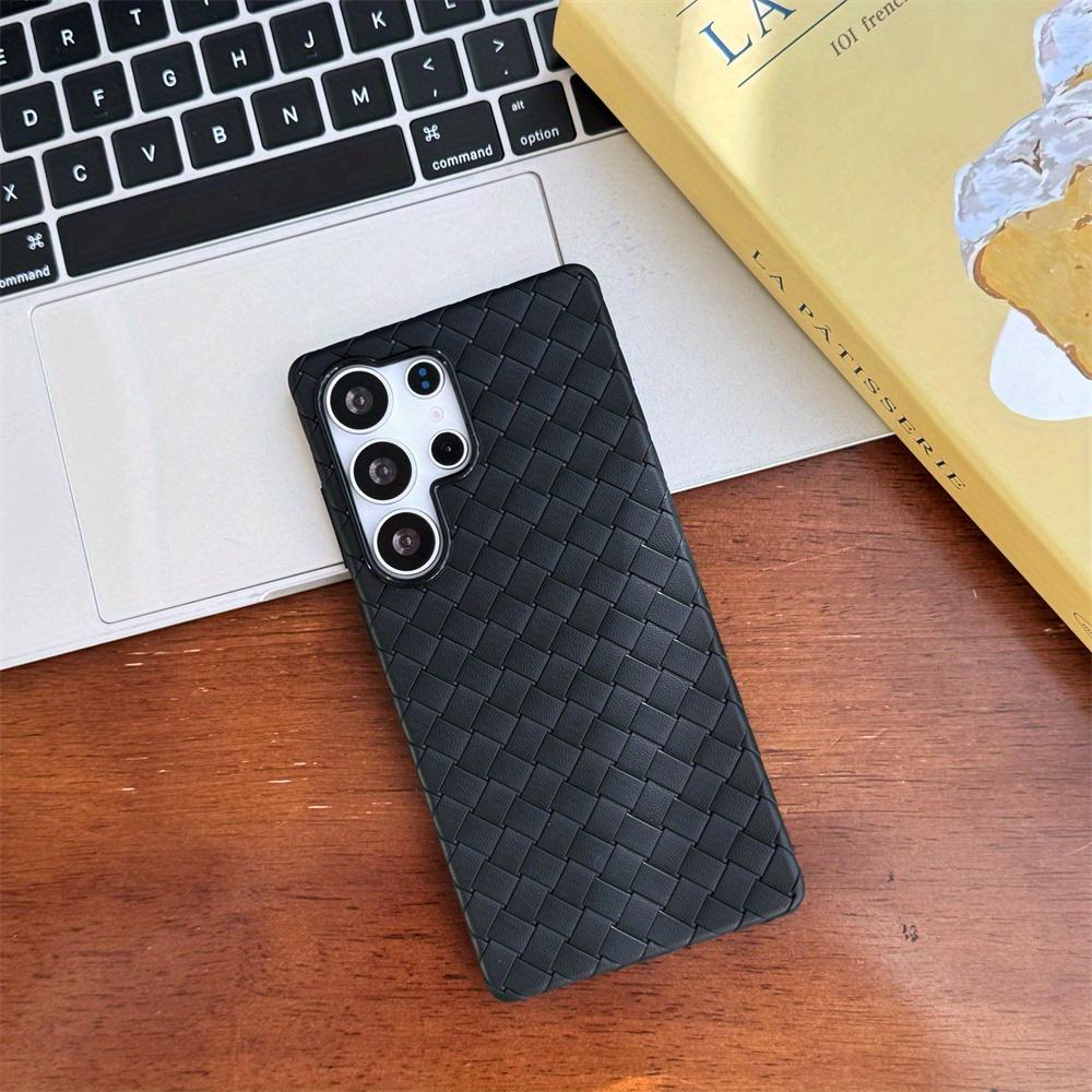 Back cover for S25 ultra Premium Quality Woven Pattern Back Cover for S25 Ultra