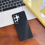 Back cover for S25 ultra Premium Quality Woven Pattern Back Cover for S25 Ultra