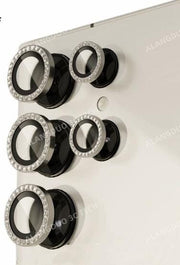 Camera protector Diamond Camera Lens Protector for Samsung S24 Ultra Titanium Grey Titanium Black