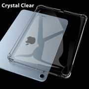 Soft TPU Bumper Clear Back Cover for i-Pad Air 13 inch 2024 M2 Shockproof Drop Protection Slim Lightweight TPU Transparent Back Cover Shell