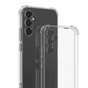 Bumper Back cover Samsung galaxy A14 Transparent with Camera protection soft jelly material