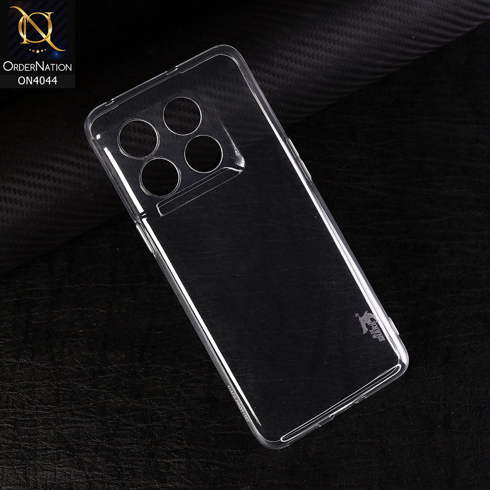OnePlus 10T Transparent Soft Silicone TPU Case with Camera Bumper Protection