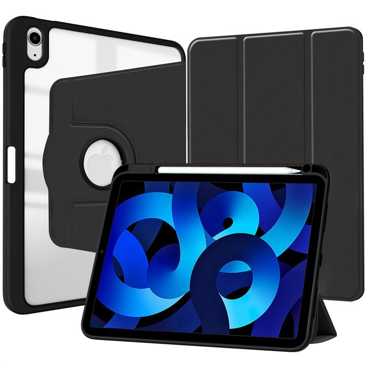 iPad Pro 12.9in Case Smart 360 Rotate Folio - Black