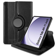 360 rotate Leathr Samsung Galaxy Tab A9 (8.7 inch) Flip Cover 360 Degree Rotate Flip Cover | Flip Stand Cover Case for Tab A9 Tablet Cover [SM-X110/X115/X117].