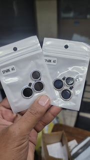 Camera protector Diamond Camera Lens Protector for Tecno Spark 40 Silver Blue