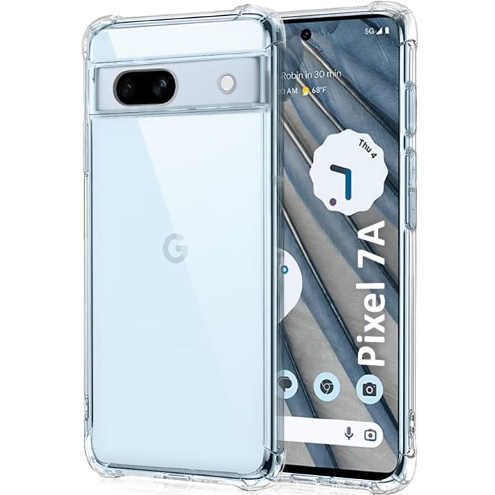 Google Pixel 7A Clear Anti Shock Case – Extra Bumper Transparent Back Cover