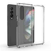 Hard Transparent Back Cover for Z Fold 3 Case Crystal Clear