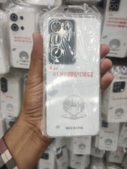 Soft dustproof Clear Back cover for Camon 30 4G/5G Camon 30 Pro 5G Spark 20 Pro+ Infinix Note 40 Pro 4G/5G Infinix Note 40 Pro+ 5G Vivo Y17s Vivo Y100 5G Infinix Zero 40 4G Infinix Note 30 Pro 4G Transparent with Camera protection Dust Proof Cap