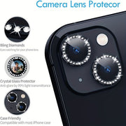 Diamond Camera Lens Protector for Ip 15 Pro Max | 15 pro | 15 plus | 15 | 14 pro max | 14 pro | 14 plus | 14 | 13 pro max | 13 pro | 13 mini |13 Camera Protector | Best Quality with Packaging