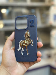 Polo series Embroided Leather cover For 15 Back Cover