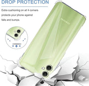 Samsung A06 Clear Shockproof Silicone Case – drop protection