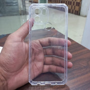 Back cover Redmi A1 PlusTransparent with Camera protection soft jelly material