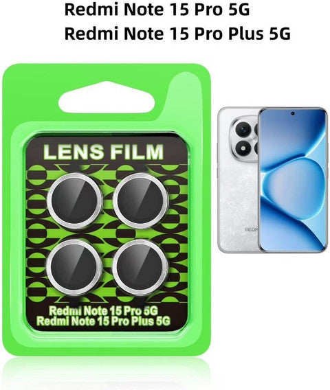 Camera Lens Protector for Redmi note 15 pro Redmi note 15 pro plus 5G Black Silver