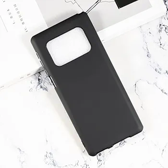 Aquos R6 Soft TPU Case Slim, Smooth, Flexible Protective Phone Cover for Sharp Aquos R6, Black