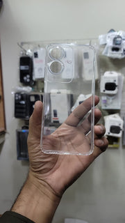 Soft TPU cover for Realme Note 60 Transparent with Camera protection Dust Proof Cap without edges