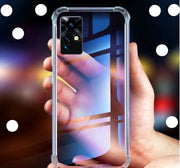 Infinix Zero X Neo Clear Silicone Jelly Case – shockproof corner bumper