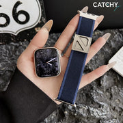 Apple Watch Nylon Sport Strap Adjustable N Buckle Blue