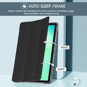 Pen Holder Smart Case for Galaxy Tab A11 Plus 2025 / A9+ 11 Inch, Slim Stand Hard Back Shell Protective Cover Folio Case for Galaxy Tab A11 Plus SM-X230 / X235 / X236 / X238
