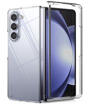 Hard Transparent Back Cover for Z Fold 5 Case Crystal Clear With Camera Protection