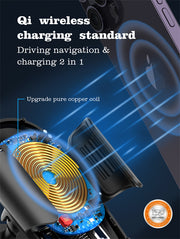 LDNIO MW21 wireless car charger 15W charging