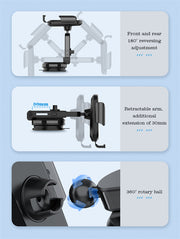 LDNIO MW21 wireless car charger 360 rotation