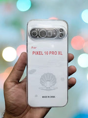 Dust Proof Jelly cover for Google Pixel 10 Pro XL Transparent with Camera protection Dust Proof Cap