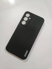 Black Eouro Slim Soft Silicone Back Cover for Samsung A15 Samsung A25 Samsung A35 Samsung A55