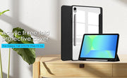 Evo Clear Folio Tablet Case for Samsung S10 Fe+ 13.1 inch Smart case with pen holder space for S10 FE Plus 13.1 Inch