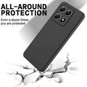 Redmi K90 5G Black Silicone TPU Case – camera bump protection