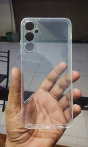 Dust proof Soft Back Cover for Samsung A16 Transparent with Camera protection soft jelly material bottom cap (No Edges)