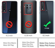 Motorola One Action / One Vision Ultra Thin Clear Silicone Case – scratch protection