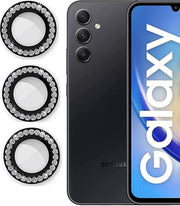 Camera protector Diamond Camera Lens Protector for Samsung A55 Black Silver Gold Blue