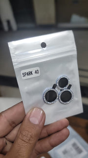 Camera protector Diamond Camera Lens Protector for Tecno Spark 40 Silver Blue