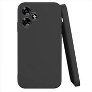 Rock Silicon Back cover for Infinix Smart 8 infinix hot 30 infinix hot 30i infinix hot 30 play Infinix note 30 pro back cover rock slim soft silicone matte phone cover_ black