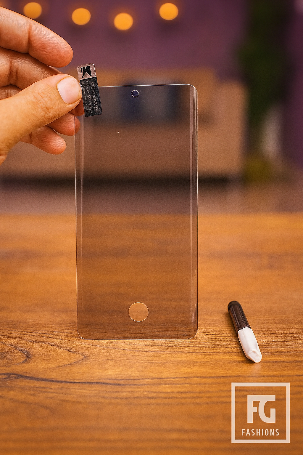 UV glue privacy glass screen protector for Infinix Note Edge - anti-spy 3D edge