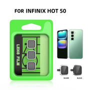 Camera Lens Protector for Infinix Hot 50 Black Silver