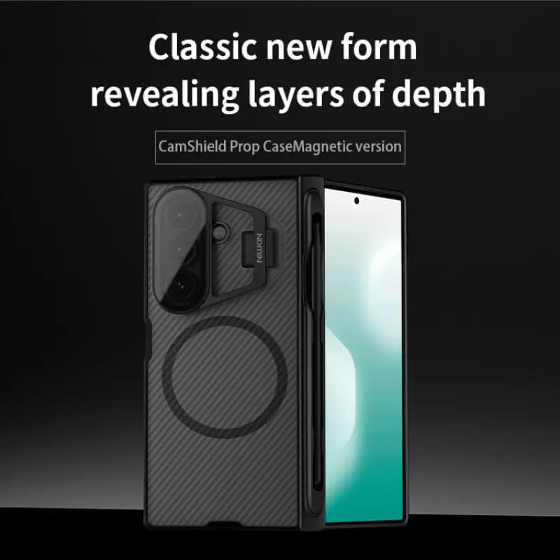 Samsung Galaxy Z Fold 7 Nillkin Camshield Prop Magnetic Lens Guard S-Pen Cover