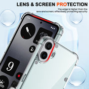 CMF Phone 1 by Nothing Crystal Clear Hybrid Case – crystal clear transparent back