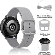 22mm Silicone Strap for Mibro Lite 2 Haylou GST Yolo Supreme Haylou Rs4 Keslect KR Kieslect KS Mibro Lite 2 Mibro X1 Haylou GST GTR 47mm GTR 2 GTR 2e GTR Stratos Huawei GT 2 Pro GT Sports Samsung Watch 46mm Samsung Gear S3 Frontier Zero Meta Zero Luna