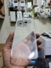 Soft TPU Back cover for Camon 13 Pro 5G Transparent with Camera protection Dust Proof Cap without edges