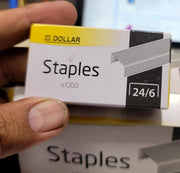 Pack of 5 Box Dollar Stapler Pins Size 24/6 Pack of 5 Box